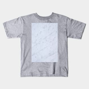 White marble Kids T-Shirt